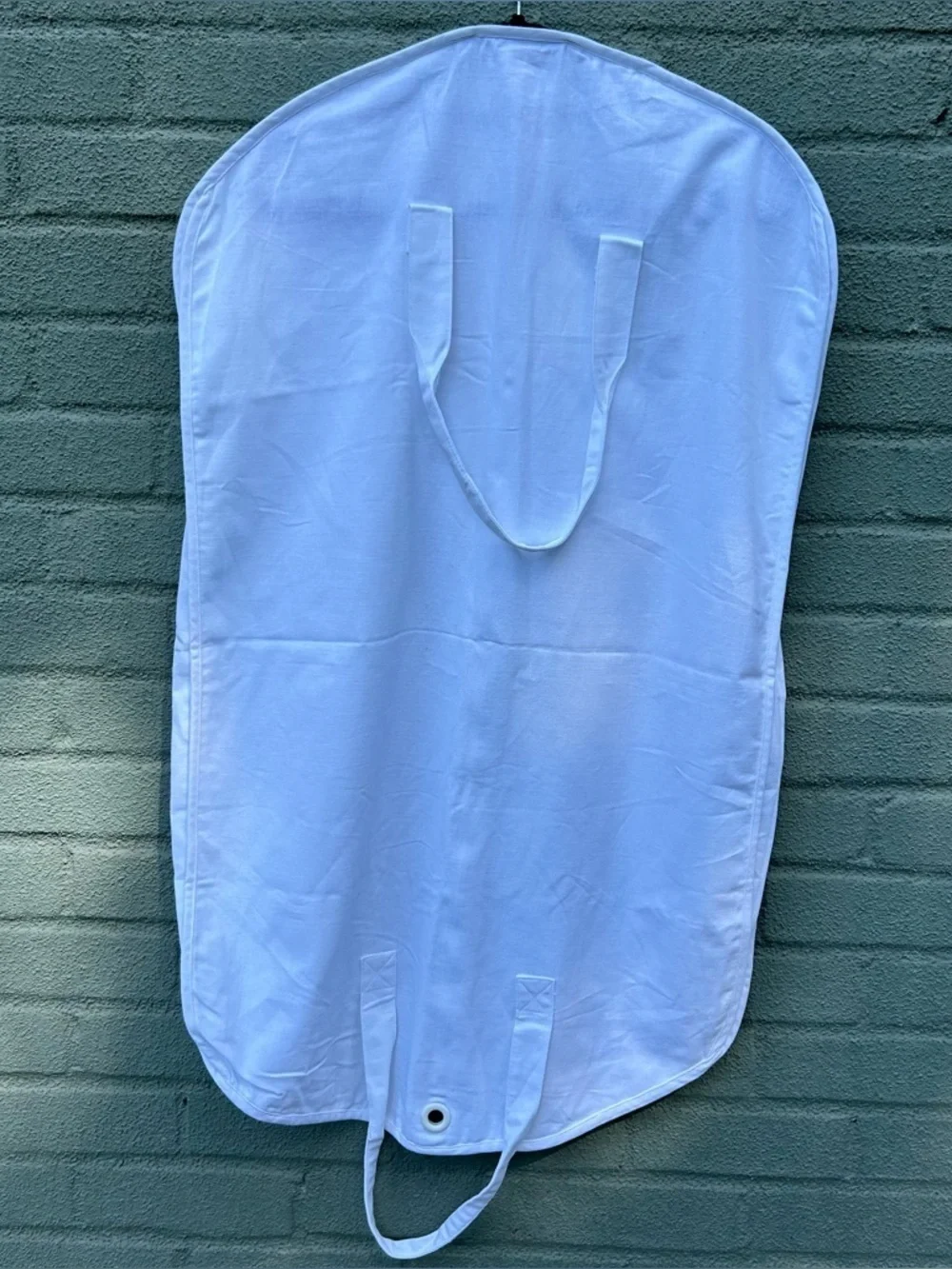 Authentic DIOR Garment / Hanging Bag in White Canvas